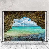 Lofaris Weathered Cave Reef Sea Natural Scenery Backdrop